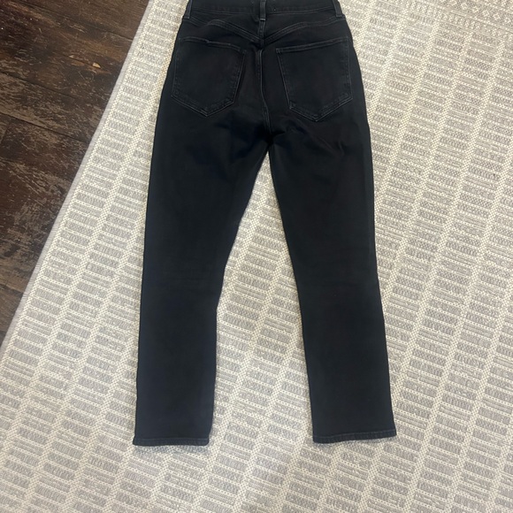 Agolde Riley High Rise Straight Crop - Picture 2 of 3